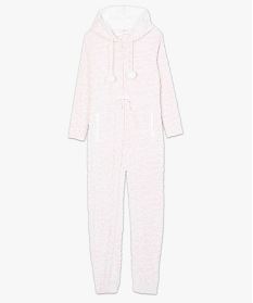 combinaison pyjama femme a capuche motif chat rose pyjamas