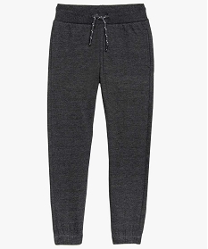 pantalon de jogging garcon uni en molleton doux gris pantalons9040001_1