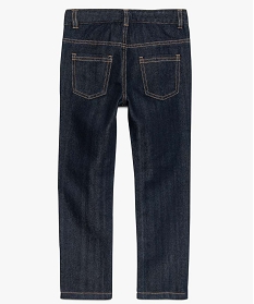 jean garcon regular ultra resistant a taille elastiquee et coutures aux genoux bleu9044501_3