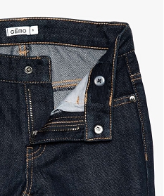 jean garcon regular ultra resistant a taille elastiquee et coutures aux genoux bleu jeans9044501_4