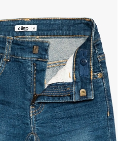 jean garcon coupe skinny 5 poches avec surpiqures contrastantes gris9044801_3