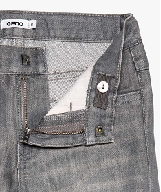 jean garcon coupe straight avec cinq poches gris jeans9044901_3