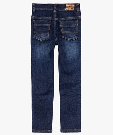 jean garcon coupe slim avec bandes contrastantes sur les cotes gris9045001_3