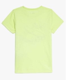 tee-shirt garcon avec imprime graphique sportif jaune tee-shirts9052201_3