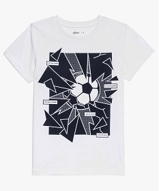 tee-shirt garcon avec imprime graphique sportif blanc tee-shirts9052301_2