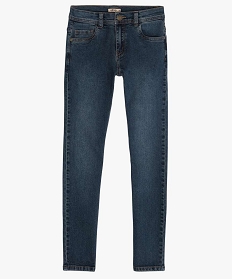 jean coupe skinny en matiere extensible garcon bleu jeans9062701_1