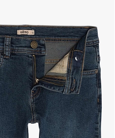 jean coupe skinny en matiere extensible garcon bleu jeans9062701_3