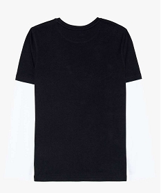 tee-shirt garcon a manches longues effet 2-en-1 imprime noir tee-shirts9071501_3