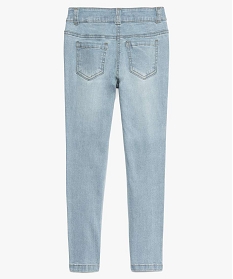 jean fille coupe skinny en matiere extensible gris jeans9077101_3