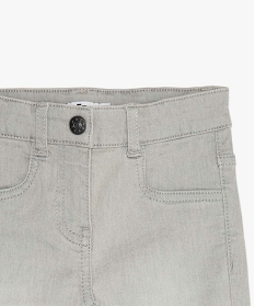 jean fille coupe skinny en matiere extensible gris jeans9077301_3