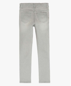 jean fille coupe skinny en matiere extensible gris jeans9077301_4