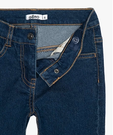 jean fille coupe slim 4 poches en matiere extensible bleu jeans9077401_2
