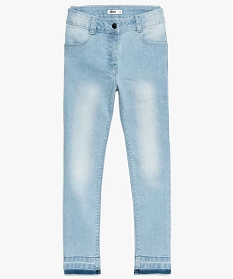 jean fille coupe slim en matiere extensible bleu jeans9077601_1