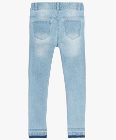 jean fille coupe slim en matiere extensible bleu jeans9077601_2