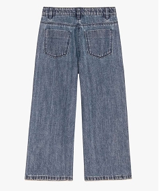 jean fille coupe flare a plis gris jeans9077801_3
