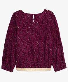 blouse fille avec motifs leopard et bas elastique paillete rose9081401_2