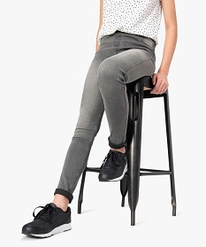 jegging fille en stretch confortable gris jeans9101501_1
