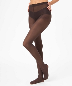 collants semi-opaques unis 50 deniers brun collants9114701_4
