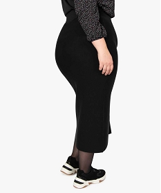 jupe femme longueur chevilles avec boutons fantaisie noir robes et jupes9181101_3