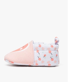 chaussures de naissance bebe fille motifs cœurs acidules rose chaussures de naissance9331701_3