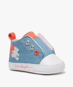 chaussons de naissance bebe fille – lulu castagnette bleu chaussures de naissance9331801_2