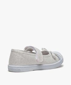 tennis fille en forme de babies en toile metallisee gris9346701_4