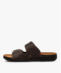 mules confort a larges brides a boucle homme marron chine9366301_3