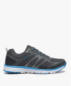 baskets homme running en mesh a details contrastes gris baskets et tennis9367701_1