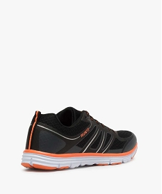 baskets homme running en mesh a details contrastes noir9367901_4