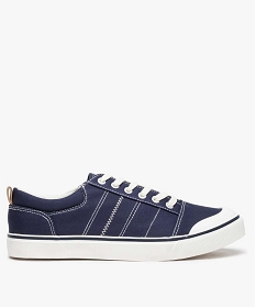 GEMO Tennis homme en toile unie à bout renforcé bleu chine