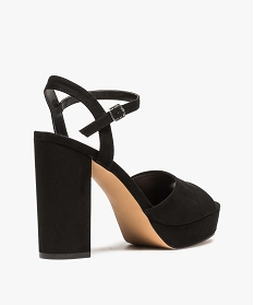 sandales femme a talon haut et plate-forme noir sandales a talon9394001_4