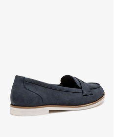 mocassins femme a semelle esprit bateau noir mocassins9400001_4