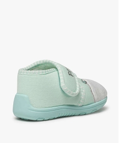 chaussons bebe garcon doublure et semelle interieure en coton bio bleu chaussons9408501_4