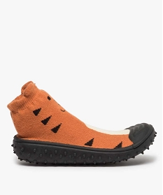 chaussons garcon en forme de chaussettes tigre orange9409501_1