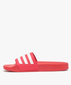 claquettes garcon style piscine bicolores - adidas rouge tongs et plage9420801_3