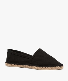 espadrilles homme en coton bio uni - mieux noir9423801_2