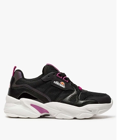 GEMO Baskets femme en mesh façon dad shoes - Ellesse noir vif