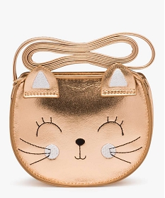sac fille metallise avec motif chat rose sacs bandouliere9432501_1