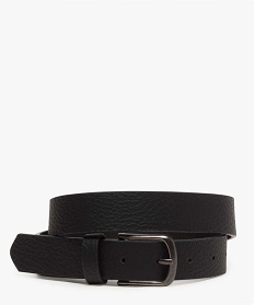 ceinture garcon en matiere texturee et boucle en metal noir autres accessoires9434101_1