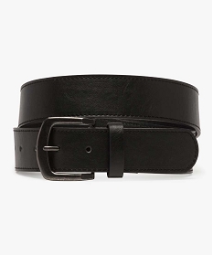 ceinture homme avec large boucle en metal vieilli noir standard9436401_1