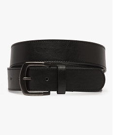 ceinture homme avec large boucle en metal vieilli noir9436401_4