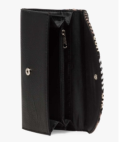 portefeuille femme avec rabat multicolore noir porte-monnaie et portefeuilles9439901_3