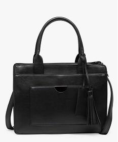 sac femme rectangle avec anses et bandouliere amovible noir sacs a main9443601_1
