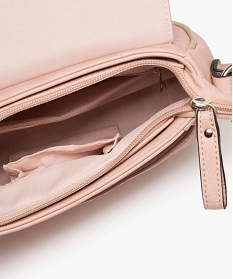 sac fermme forme besace avec touches pailletees rose9446301_3