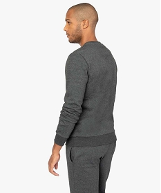 sweat homme molletonne contenant du coton bio gris9457101_3