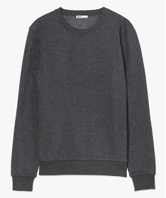 sweat homme molletonne contenant du coton bio gris9457101_4