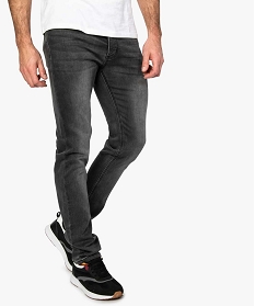 GEMO Jean homme coupe straight Gris