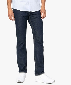 jean homme coupe regular avec surpiqures contrastantes bleu jeans9460101_1
