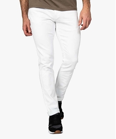 jean homme blanc straight avec du coton bio blanc jeans9460901_1