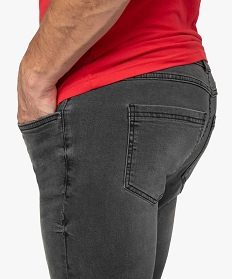 jean homme slim stretch taille haute delave gris jeans9461101_2